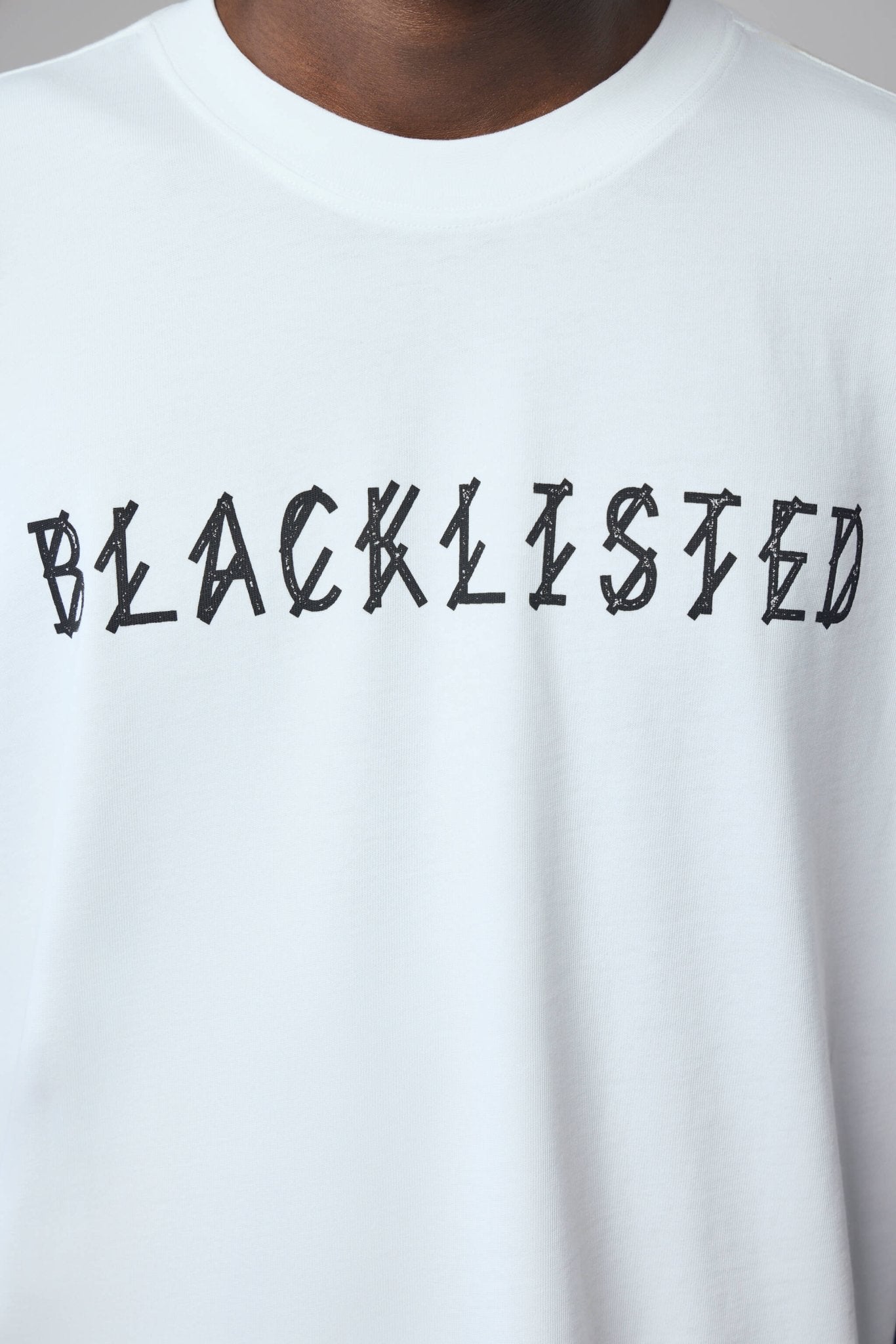44 Label Group - Tee Jersey Optical White + Blacklisted Black - LABELS