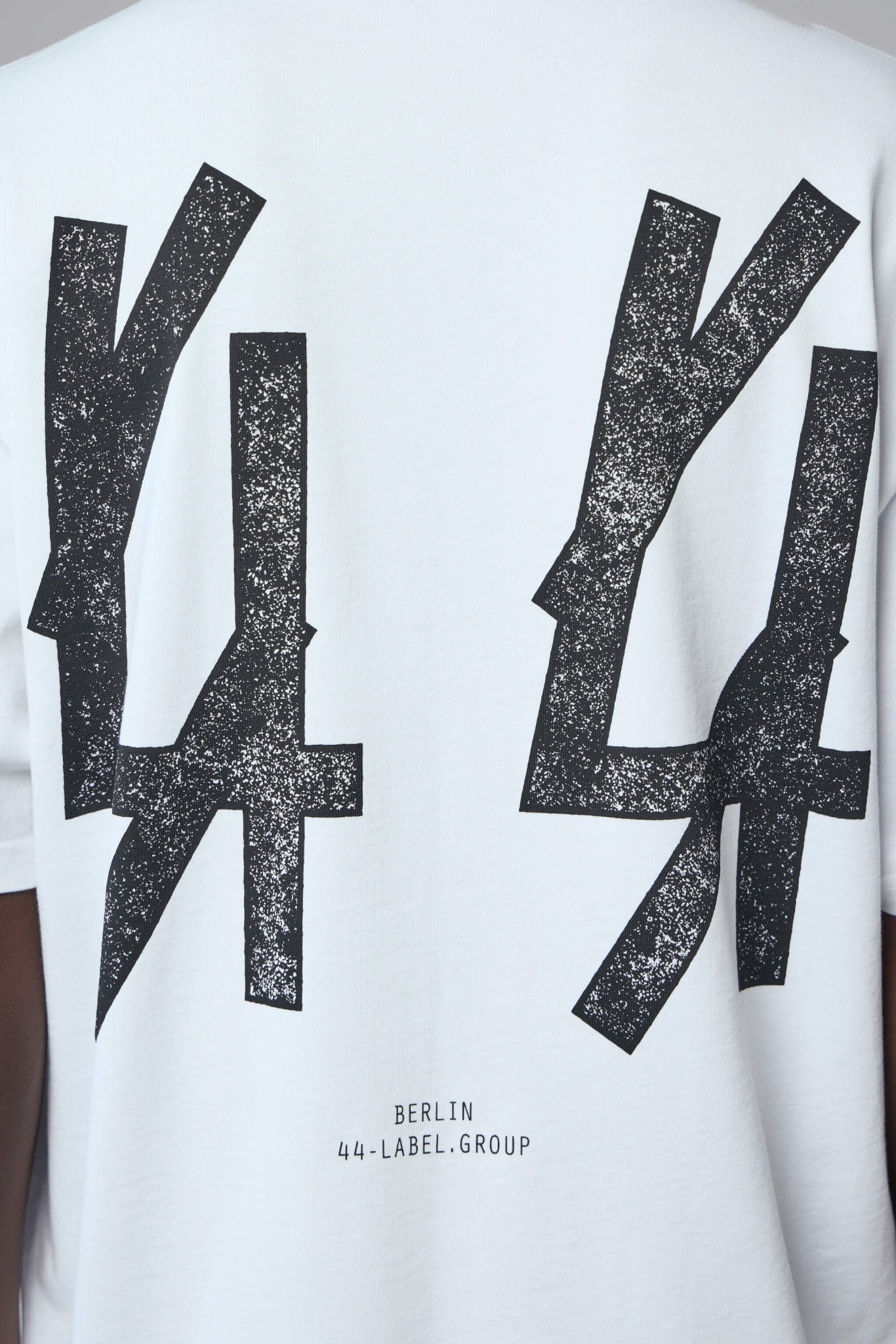 44 Label Group - Tee Jersey Optical White + Blacklisted Black - LABELS