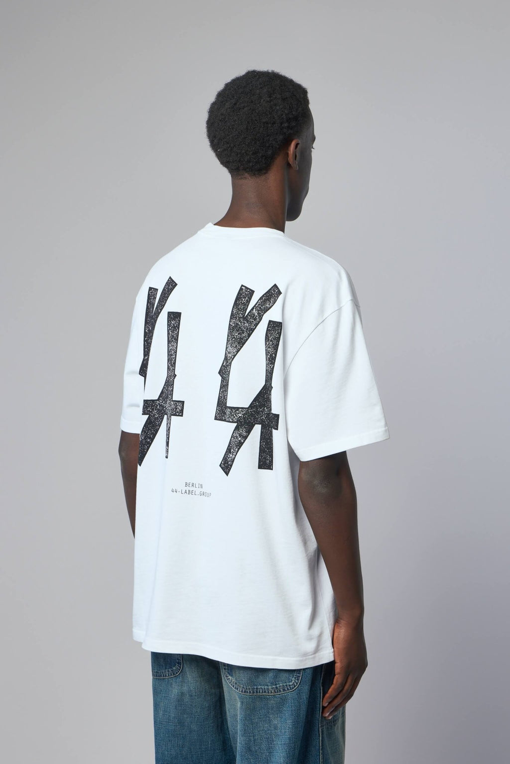 44 Label Group - Tee Jersey Optical White + Blacklisted Black - LABELS