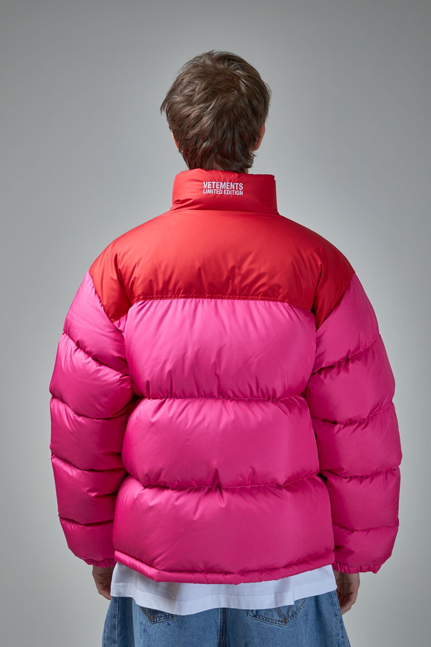 Vetements Fluo Puffer Jacket - Pink
