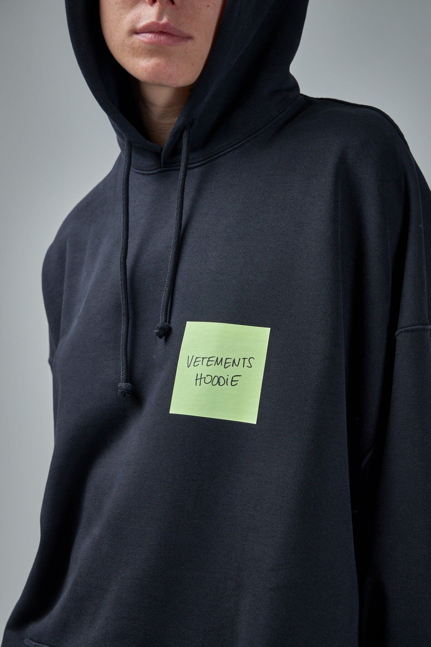 Vetements Sticker Logo Hoodie – LABELS