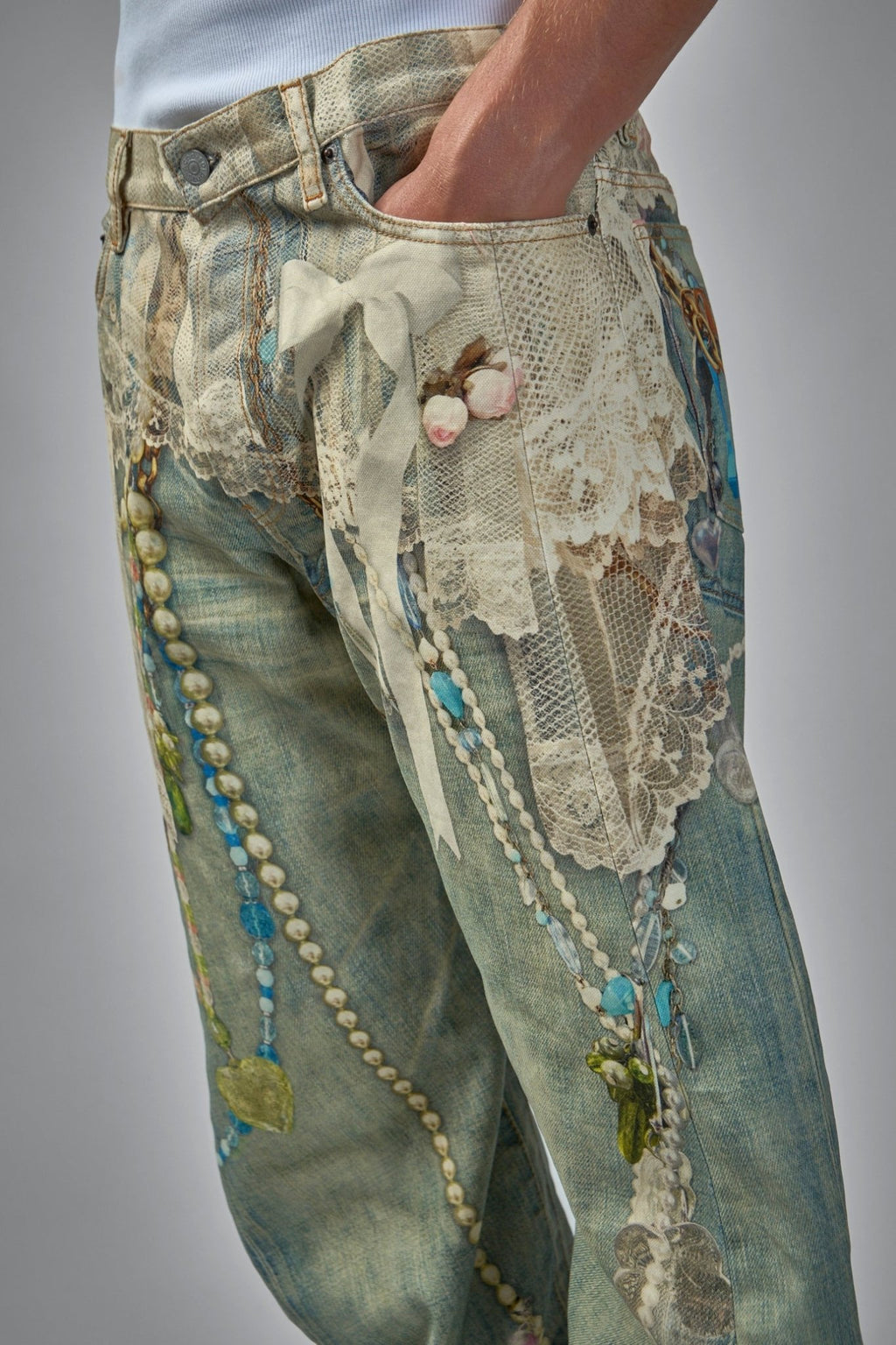 Acne Studios - 1981 Printed Jeans - LABELS