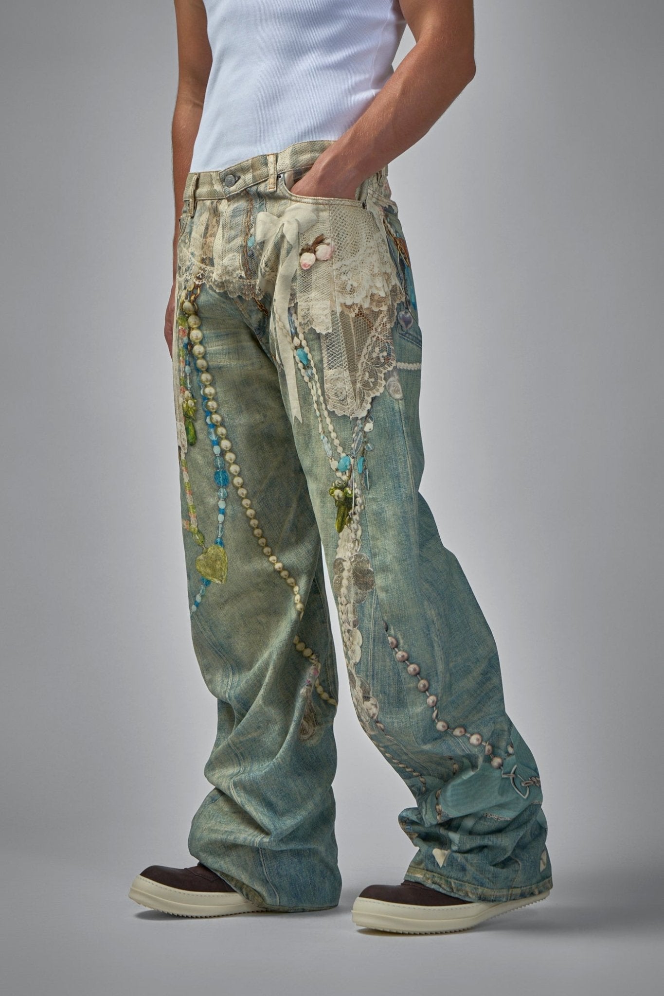 Acne Studios - 1981 Printed Jeans - LABELS