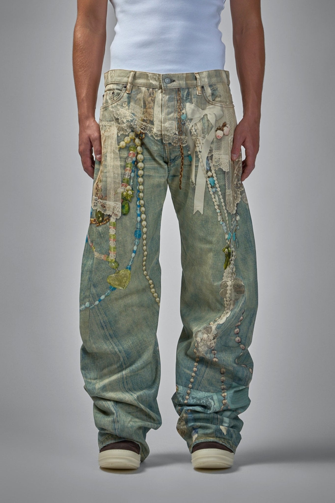 Acne Studios - 1981 Printed Jeans - LABELS