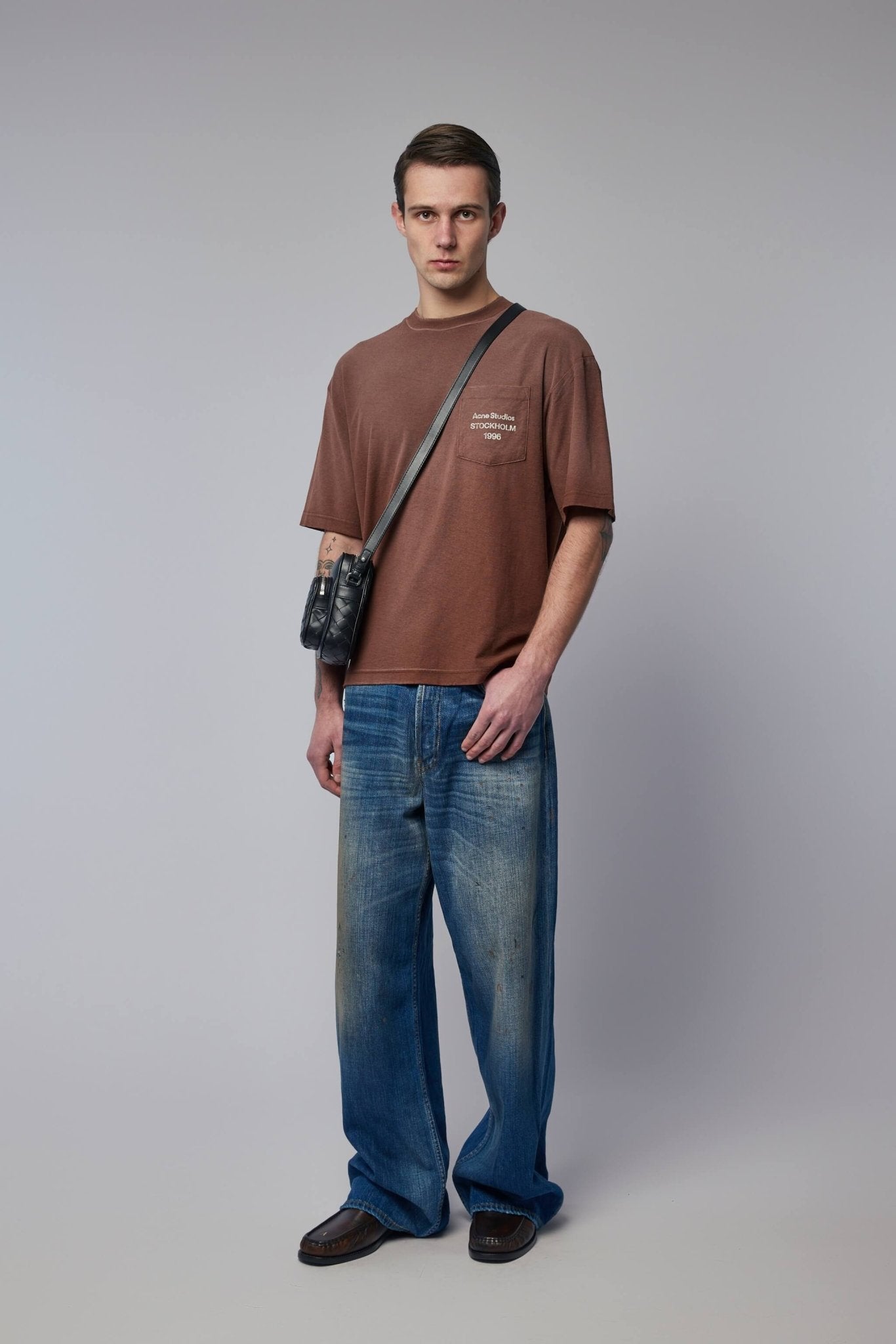Acne Studios 1981 U Mid Blue Trafalgar Wide-Leg Jeans – LABELS