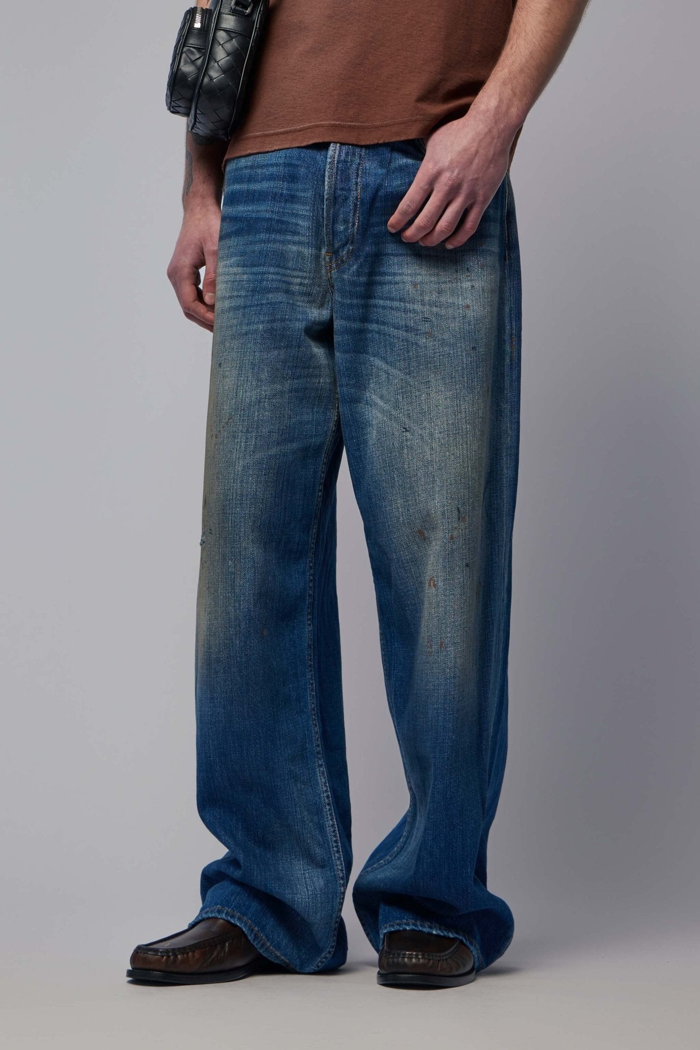 Acne Studios 1981 U Mid Blue Trafalgar Wide-Leg Jeans – LABELS
