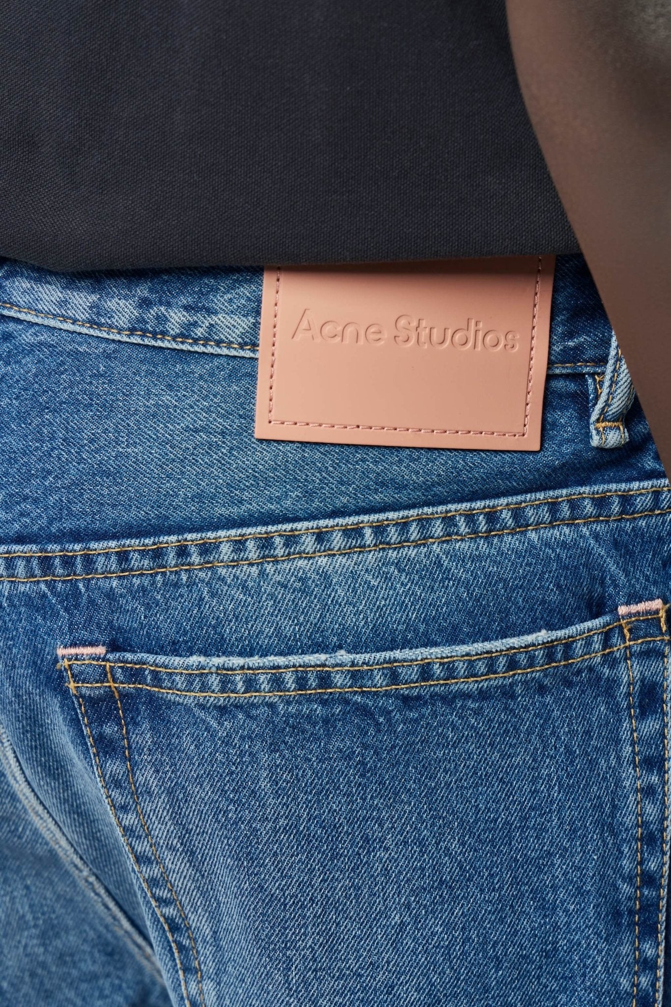 Acne Studios 2021m Vintage Blue Wide-Leg Jeans – LABELS