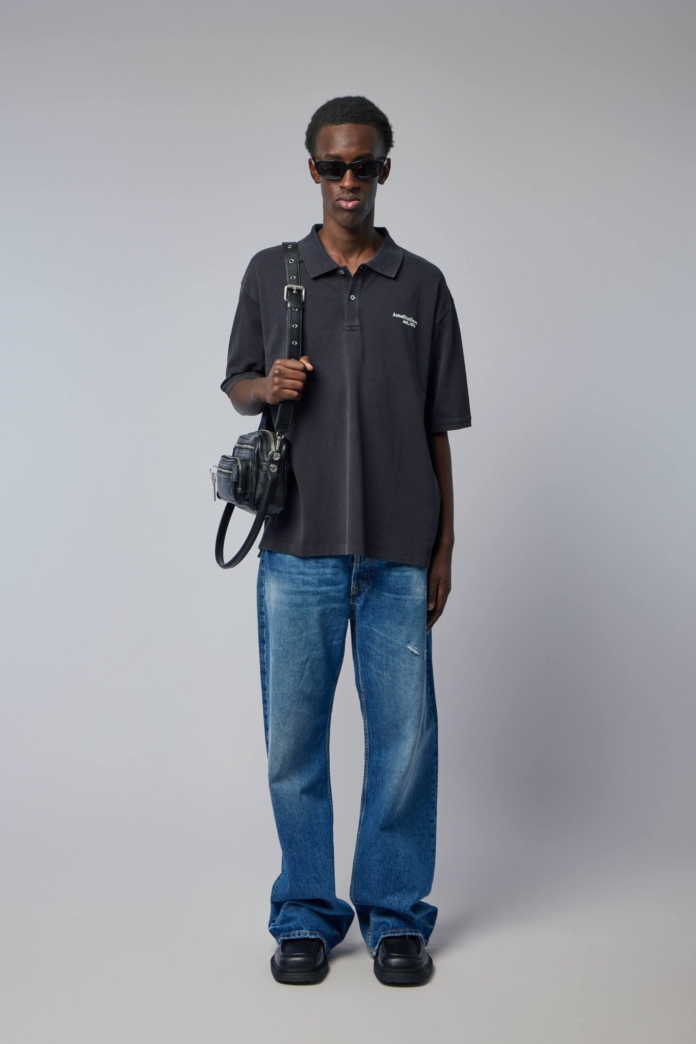 Acne Studios 2021m Vintage Blue Wide-Leg Jeans – LABELS
