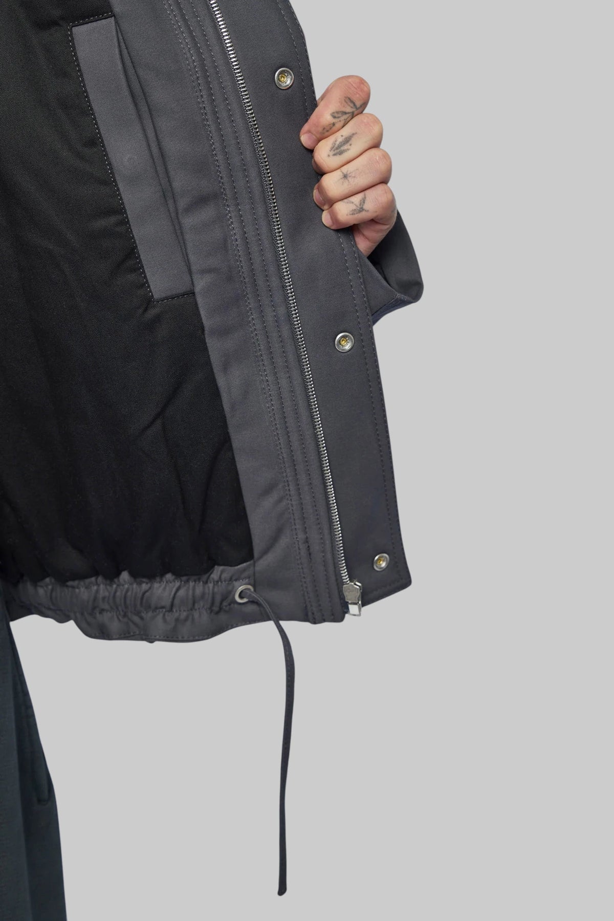 Acne Studios - Bomber with Leather Collar - LABELS