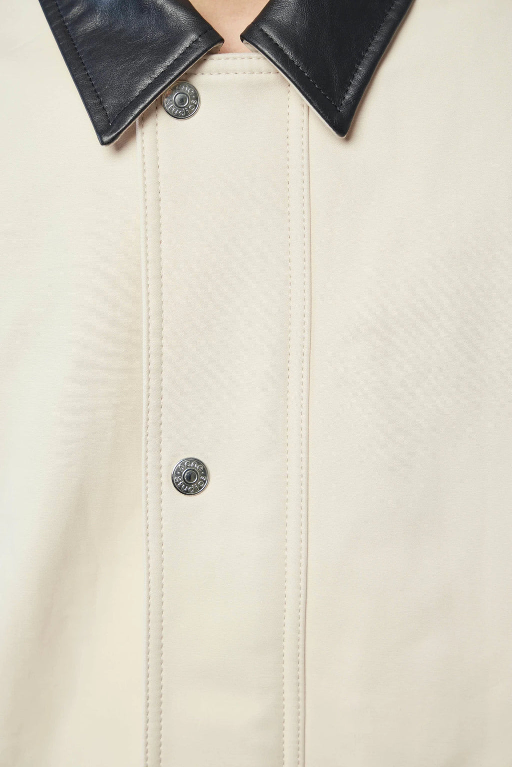 Acne Studios - Bomber with Leather Collar - LABELS
