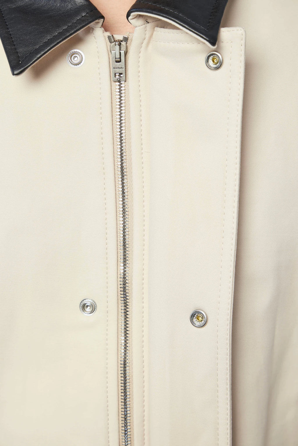 Acne Studios - Bomber with Leather Collar - LABELS