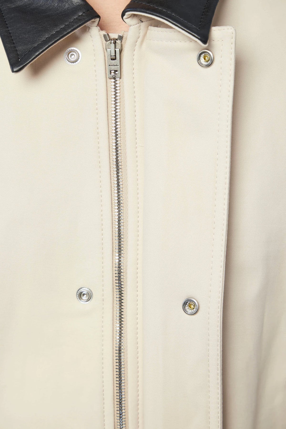 Acne Studios - Bomber with Leather Collar - LABELS