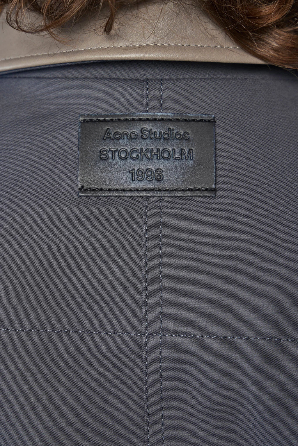 Acne Studios - Bomber with Leather Collar - LABELS