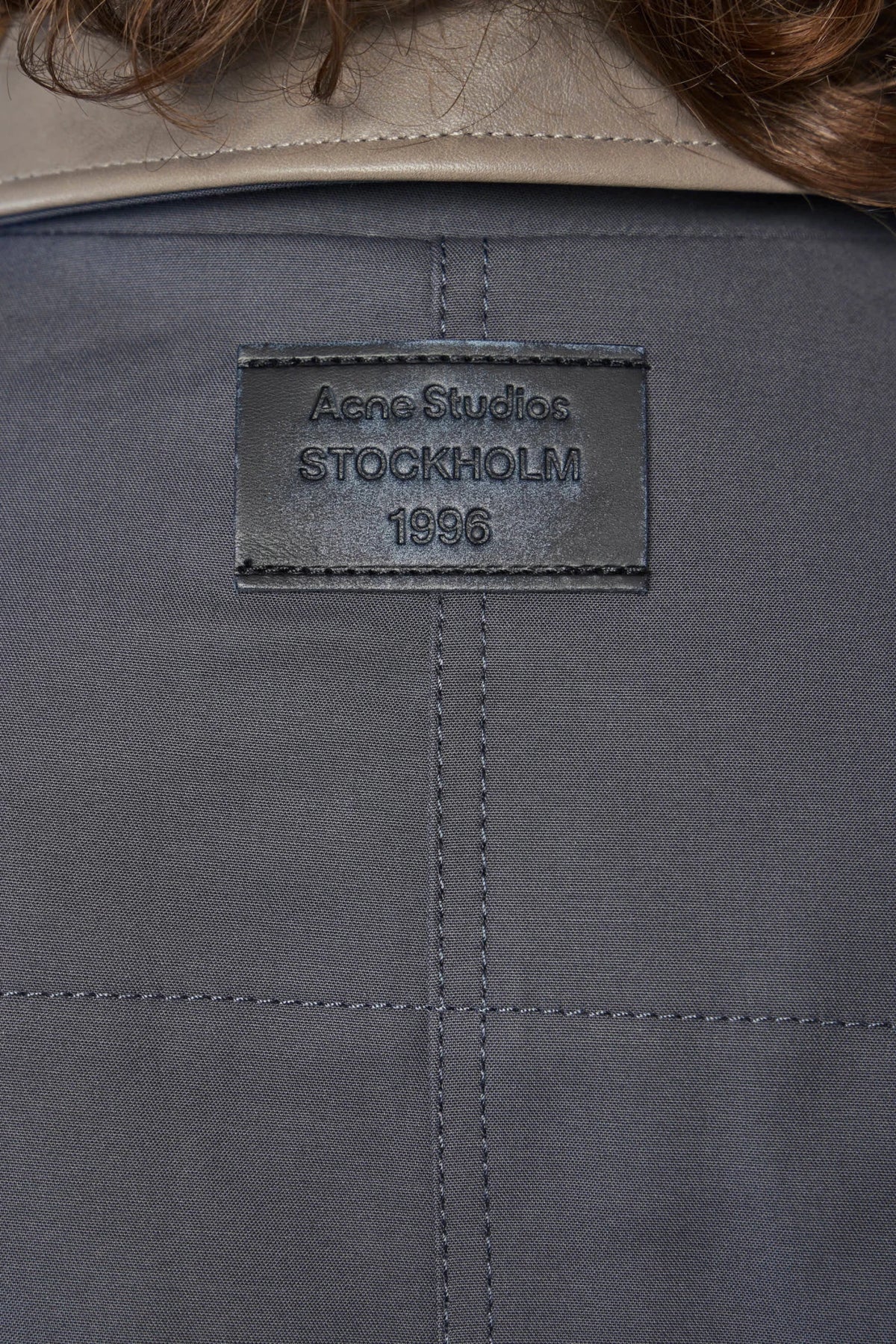 Acne Studios - Bomber with Leather Collar - LABELS