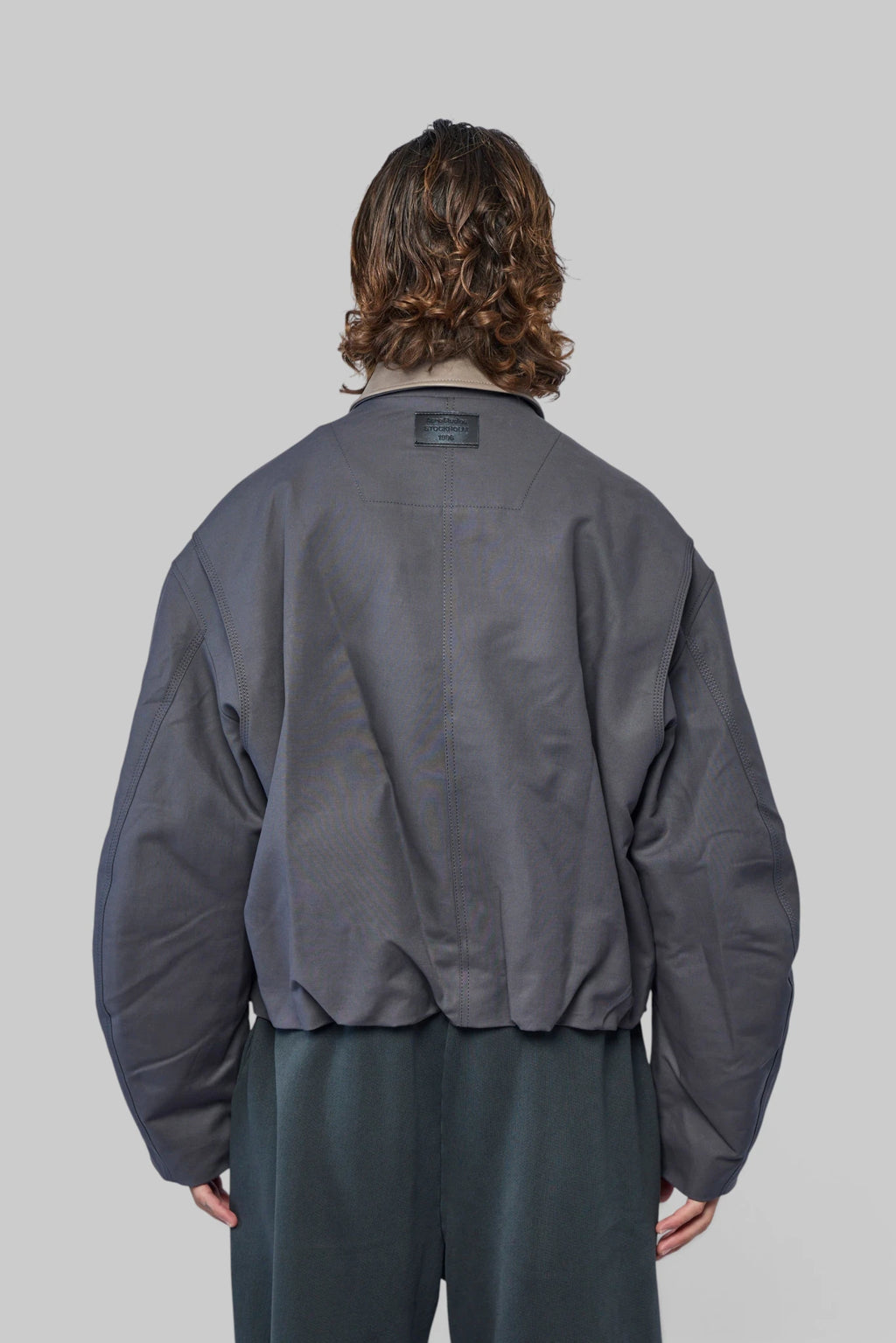 Acne Studios - Bomber with Leather Collar - LABELS