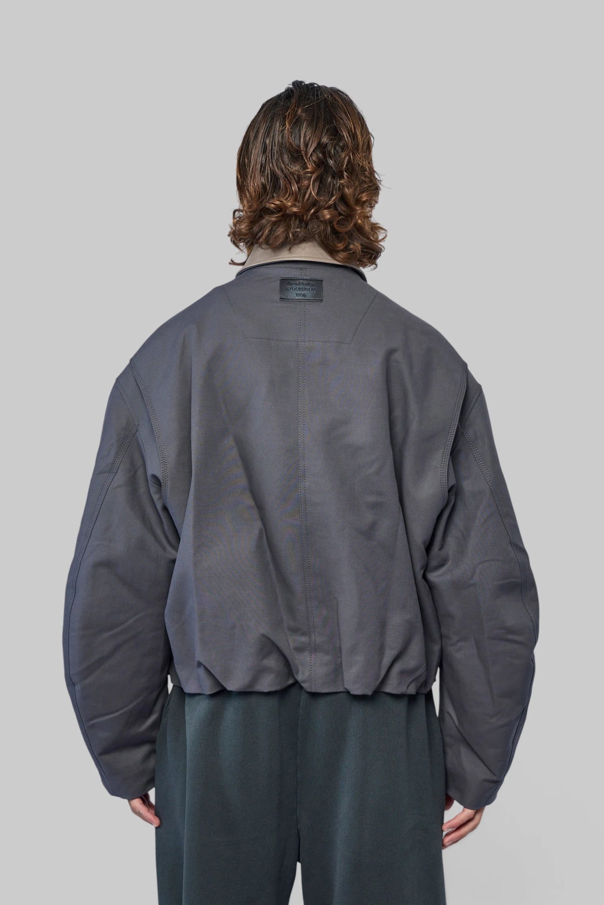 Acne Studios - Bomber with Leather Collar - LABELS