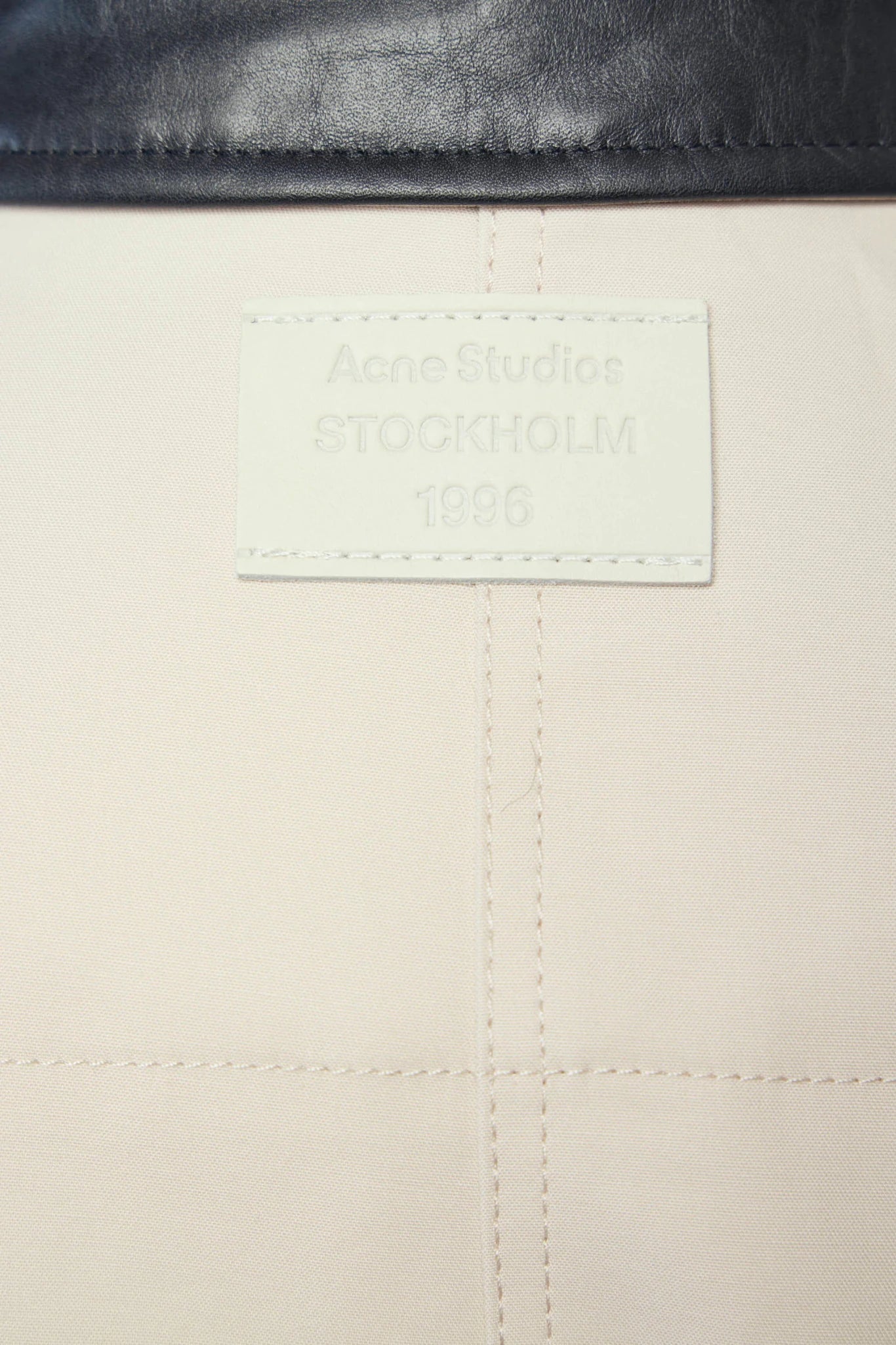 Acne Studios - Bomber with Leather Collar - LABELS