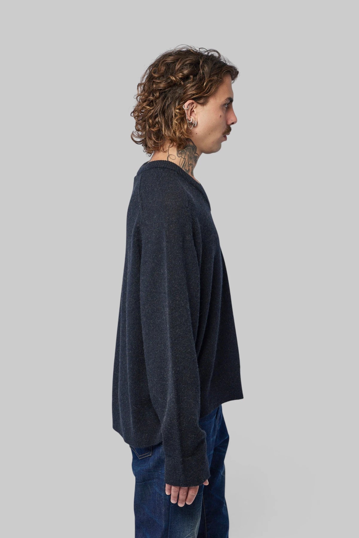 Acne Studios - Camel Hair V-Neck Sweater - LABELS