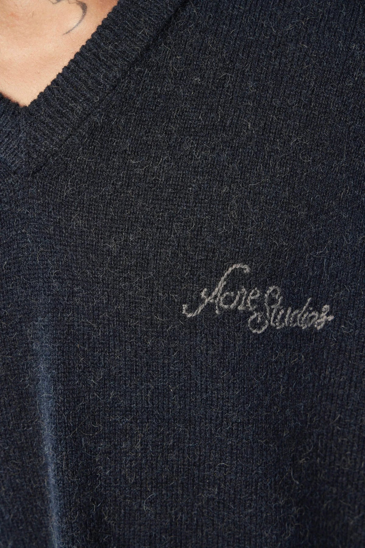 Acne Studios - Camel Hair V-Neck Sweater - LABELS
