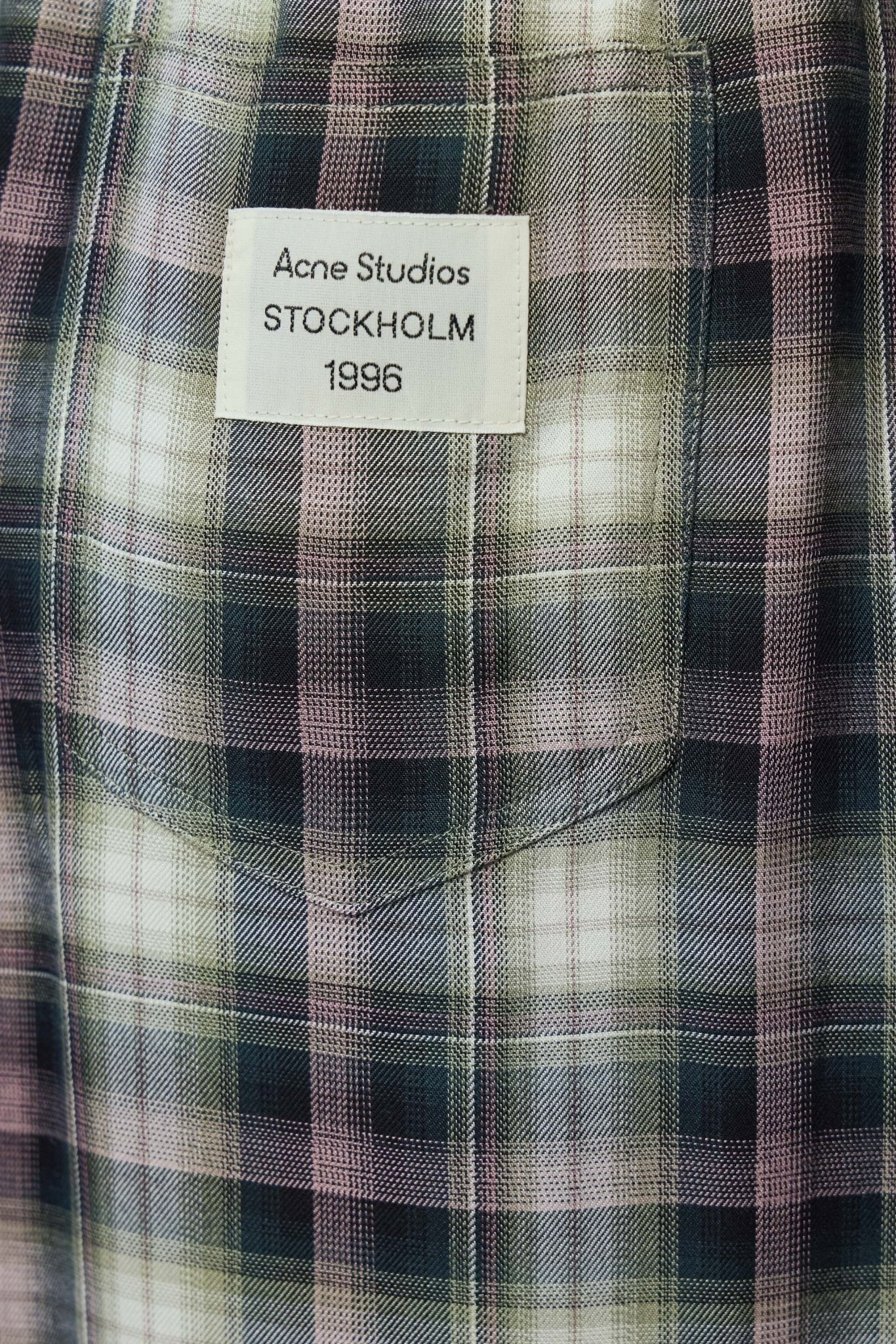 Acne Studios - Check Midi Skirt - LABELS
