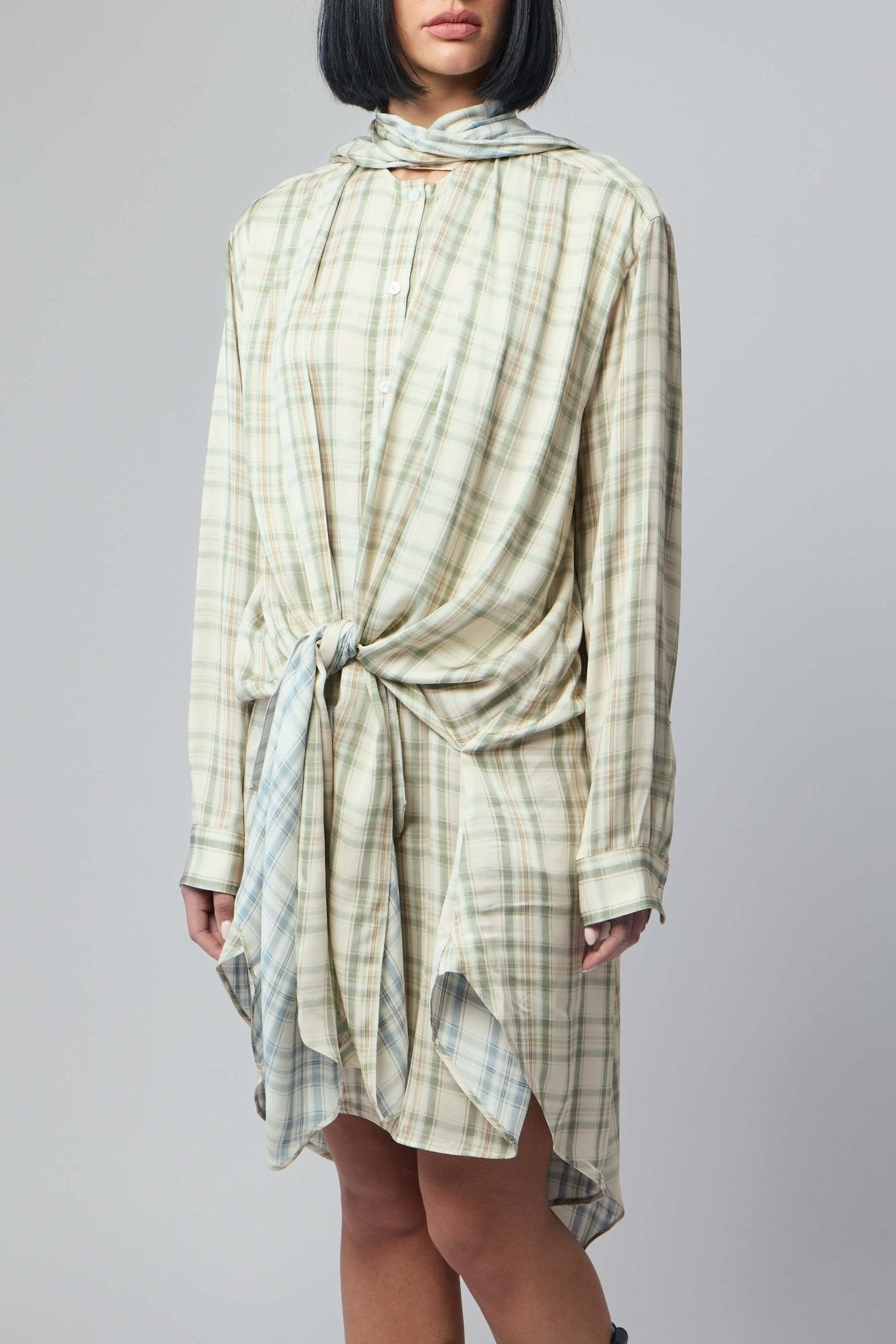 Acne Studios Midi Dresses - Check Tunic Style – LABELS