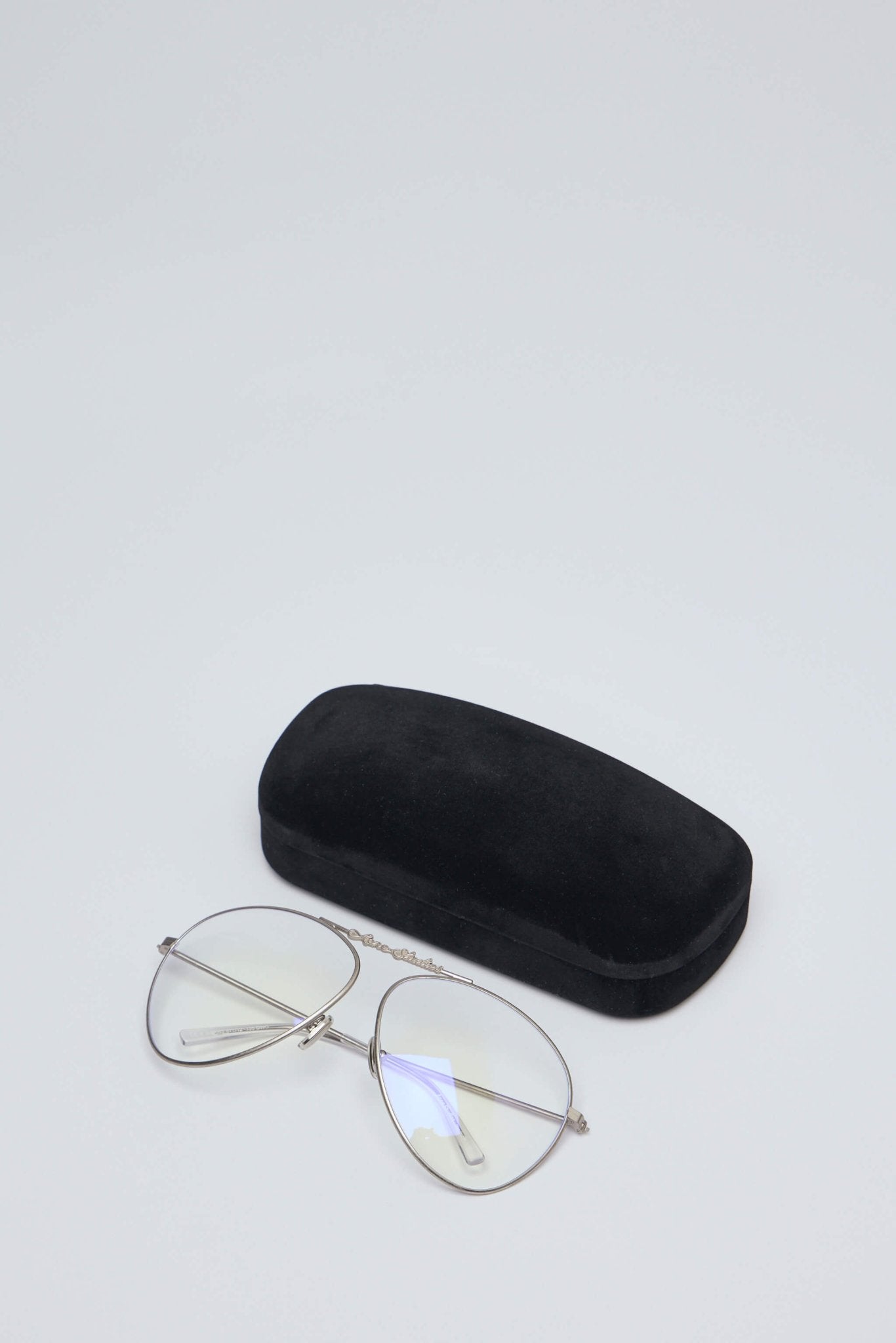 Acne Studios - Clear Lens Metal Frame Glasses - LABELS