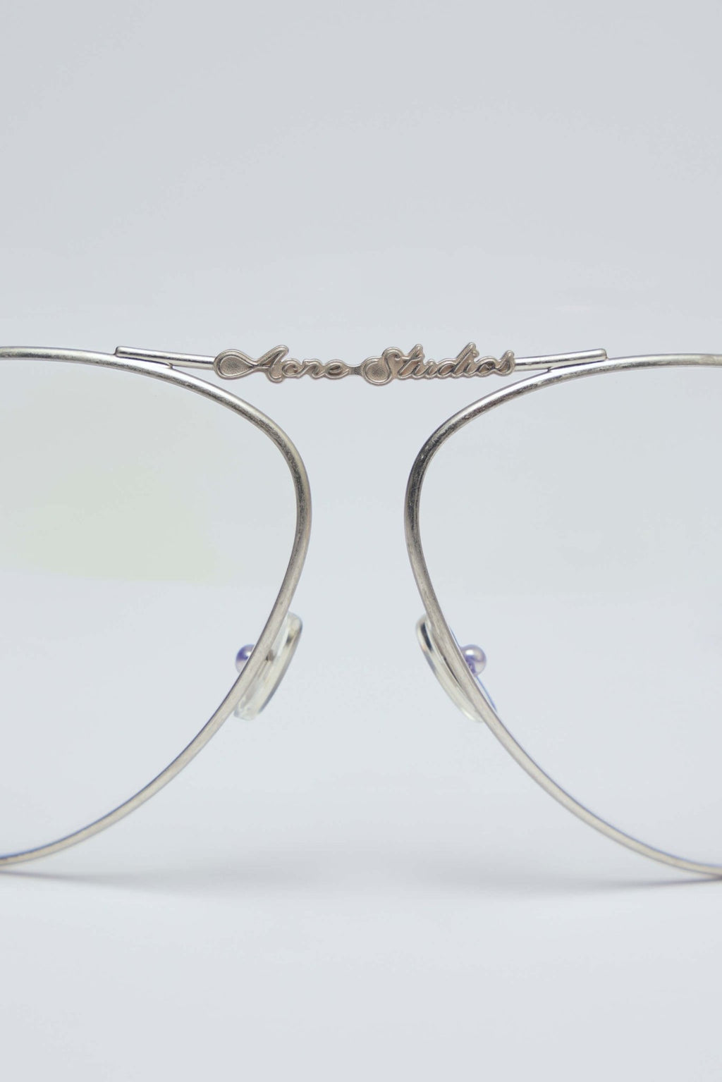 Acne Studios - Clear Lens Metal Frame Glasses - LABELS