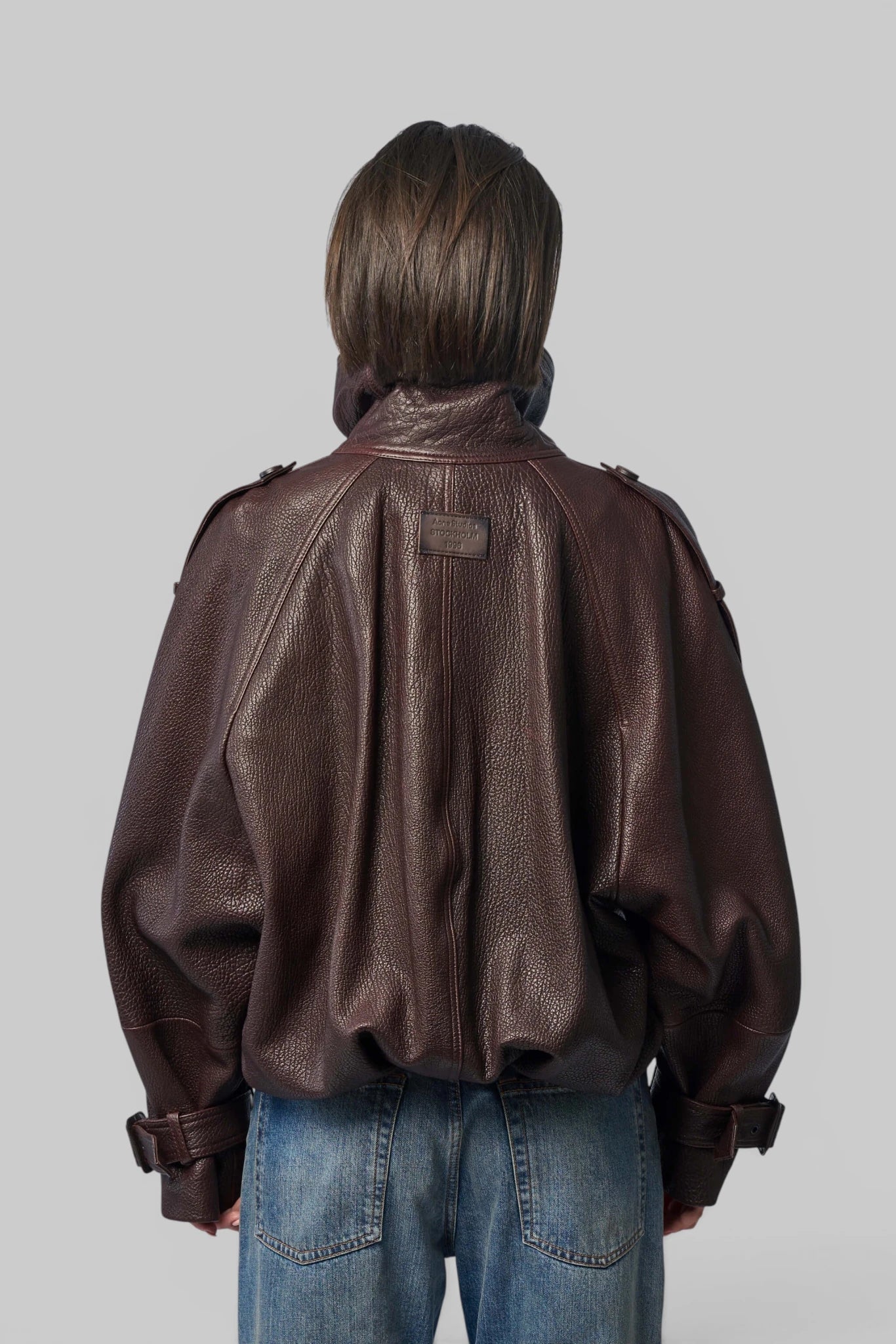 Acne Studios - Cropped Leather Trench Coat - LABELS