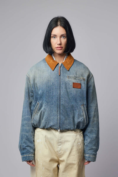 Denim Bomber Jacket