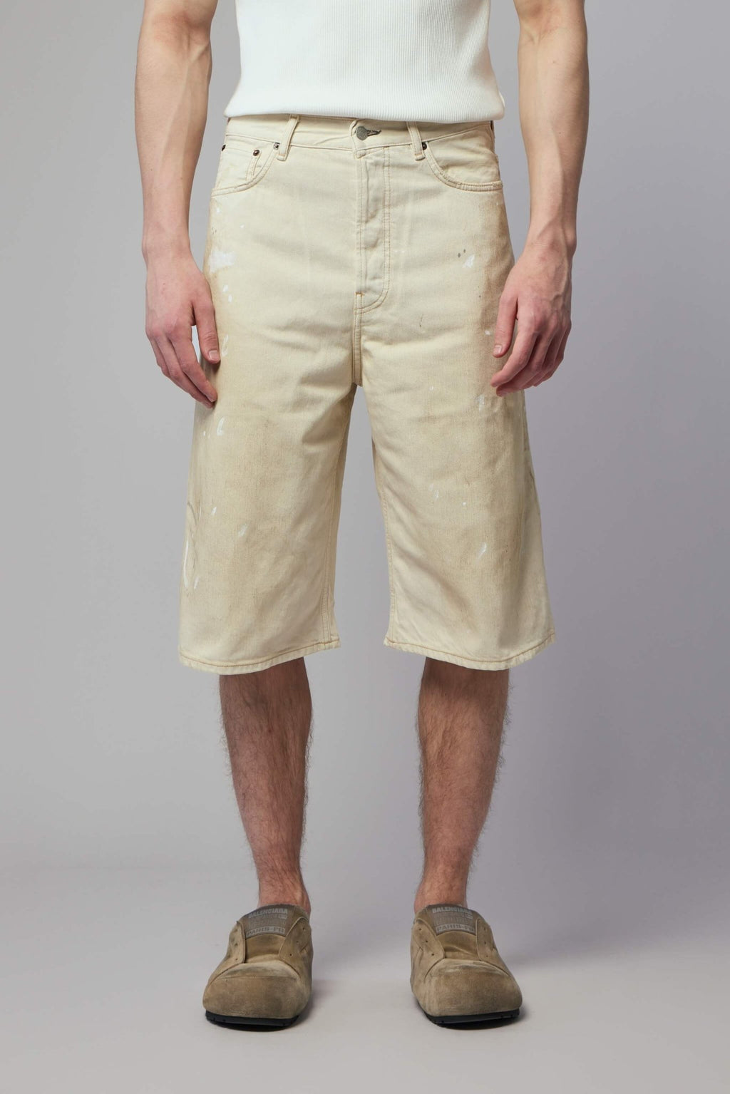 Acne Studios - Distressed Denim Shorts - LABELS