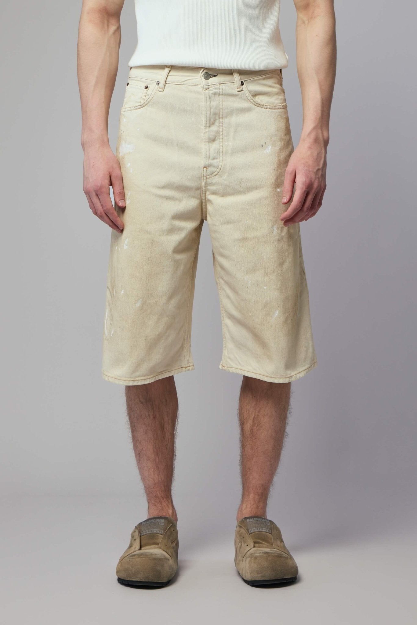 Acne Studios - Distressed Denim Shorts - LABELS