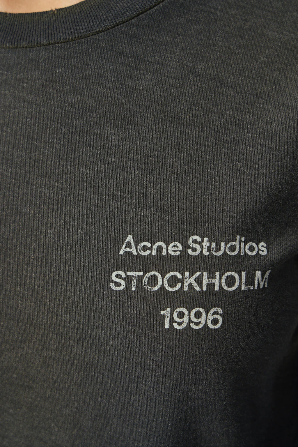 Acne Studios - Distressed Logo T-Shirt - LABELS