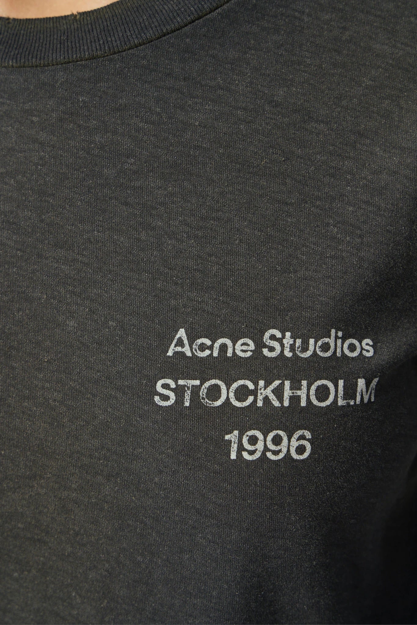 Acne Studios - Distressed Logo T-Shirt - LABELS