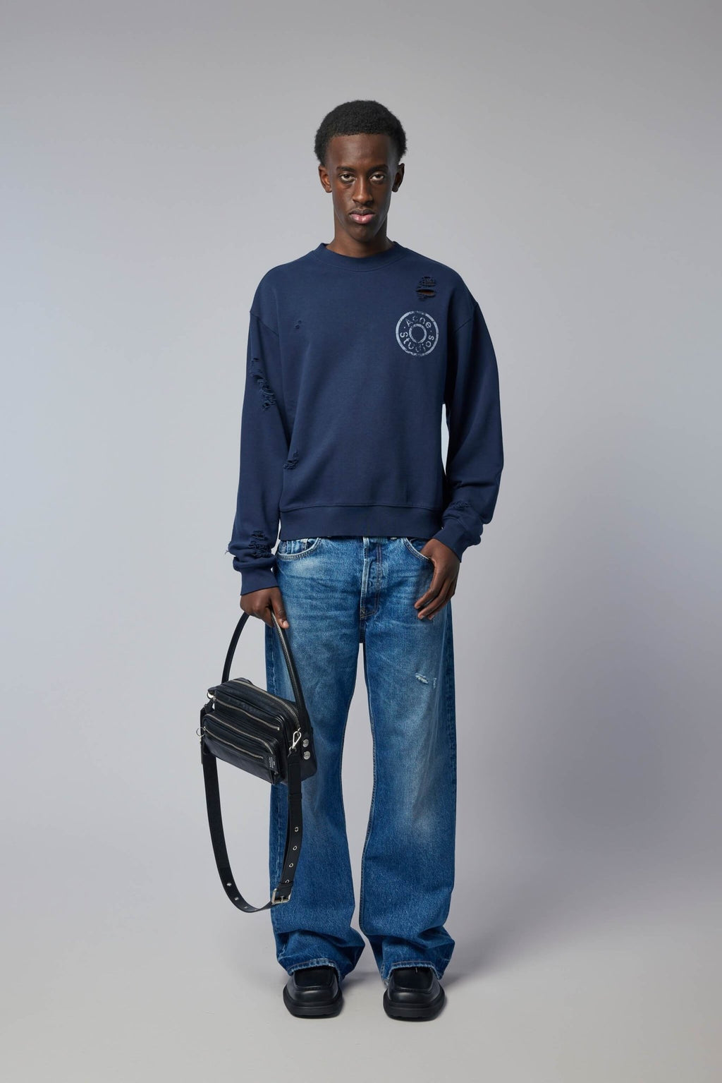 Acne Studios - Face Logo Patch Sweatshirt - LABELS