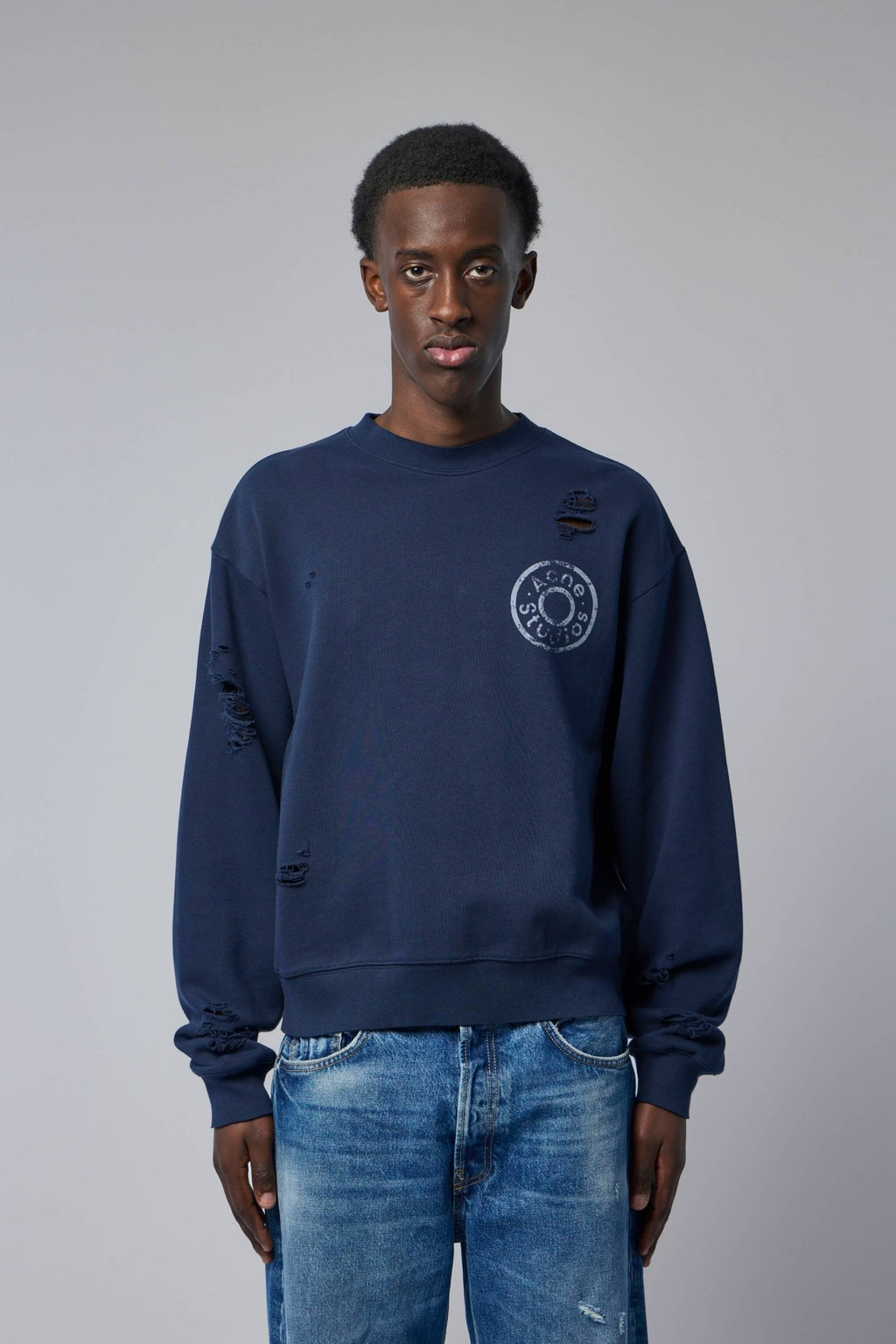 Acne Studios - Face Logo Patch Sweatshirt - LABELS
