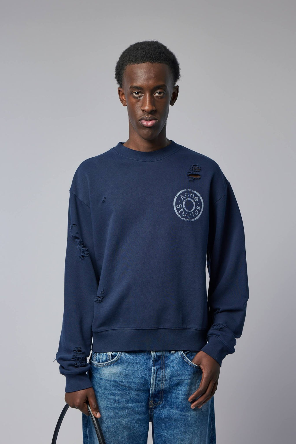Acne Studios - Face Logo Patch Sweatshirt - LABELS