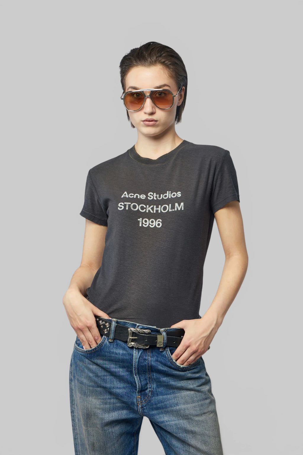 Acne Studios - Fitted Logo T‑Shirt - LABELS