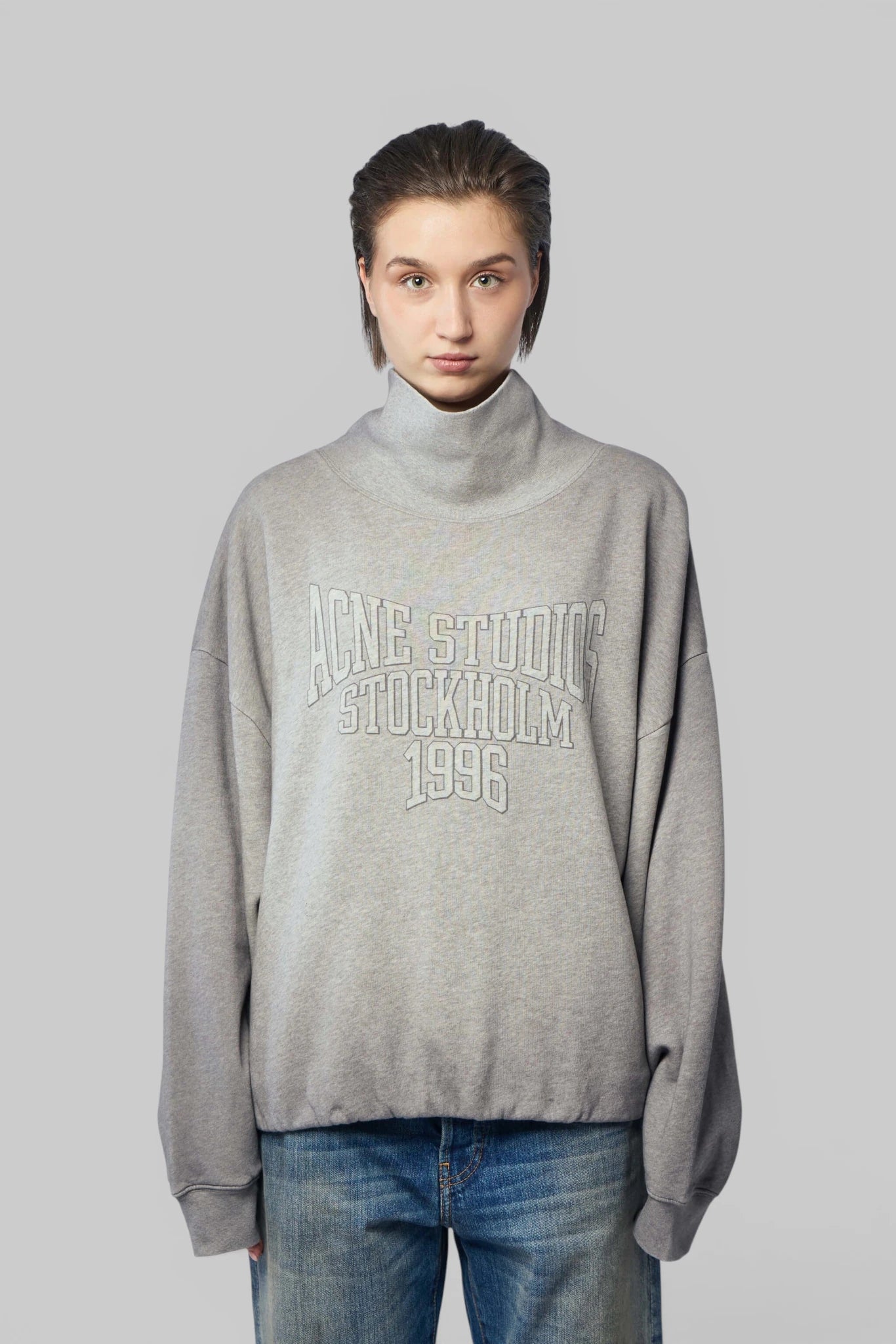 Acne Studios - Fleece Sweatshirt with Logo - LABELS