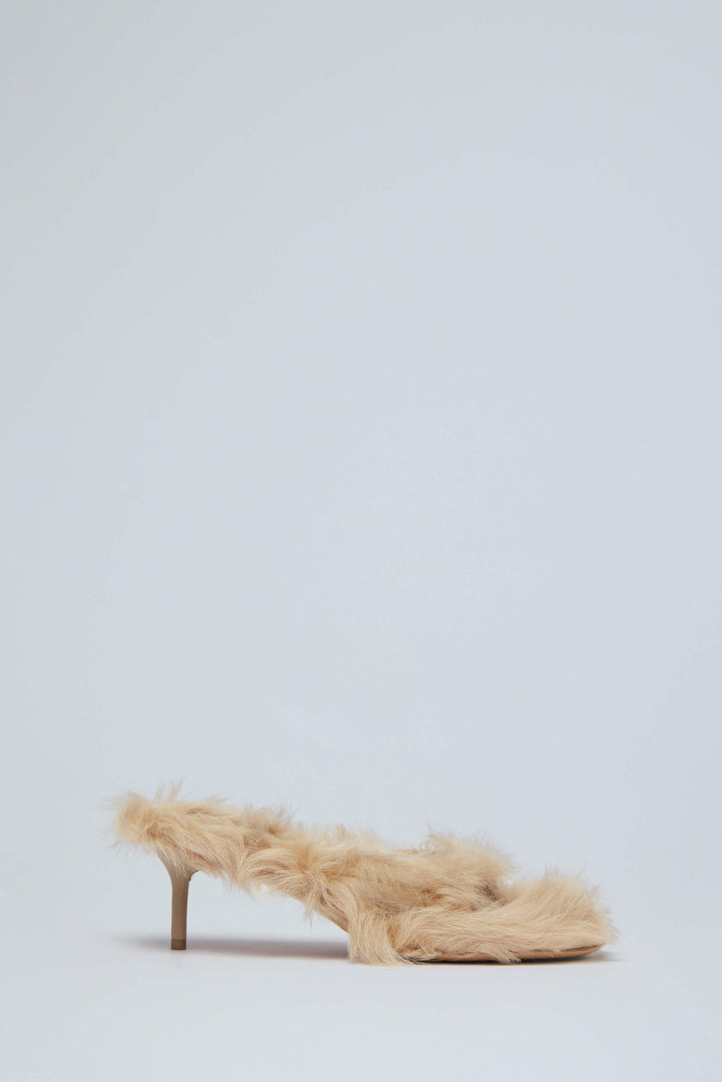 Acne Studios - Furry Kitten Heel Sandals - LABELS