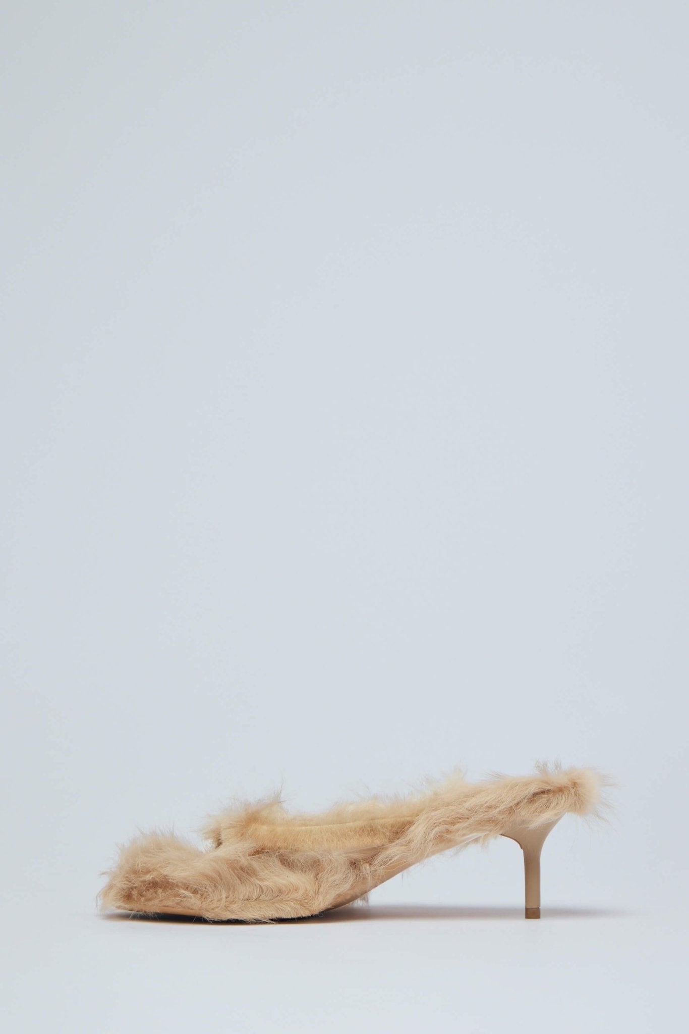 Acne Studios Heels - Furry Kitten Heel Sandals – LABELS