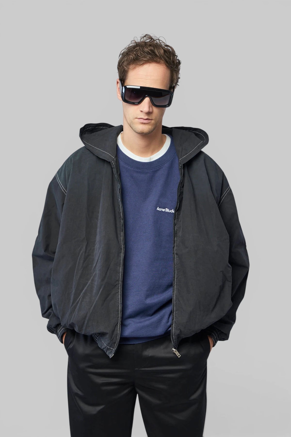 Acne Studios - Hooded Logo Jacket - LABELS