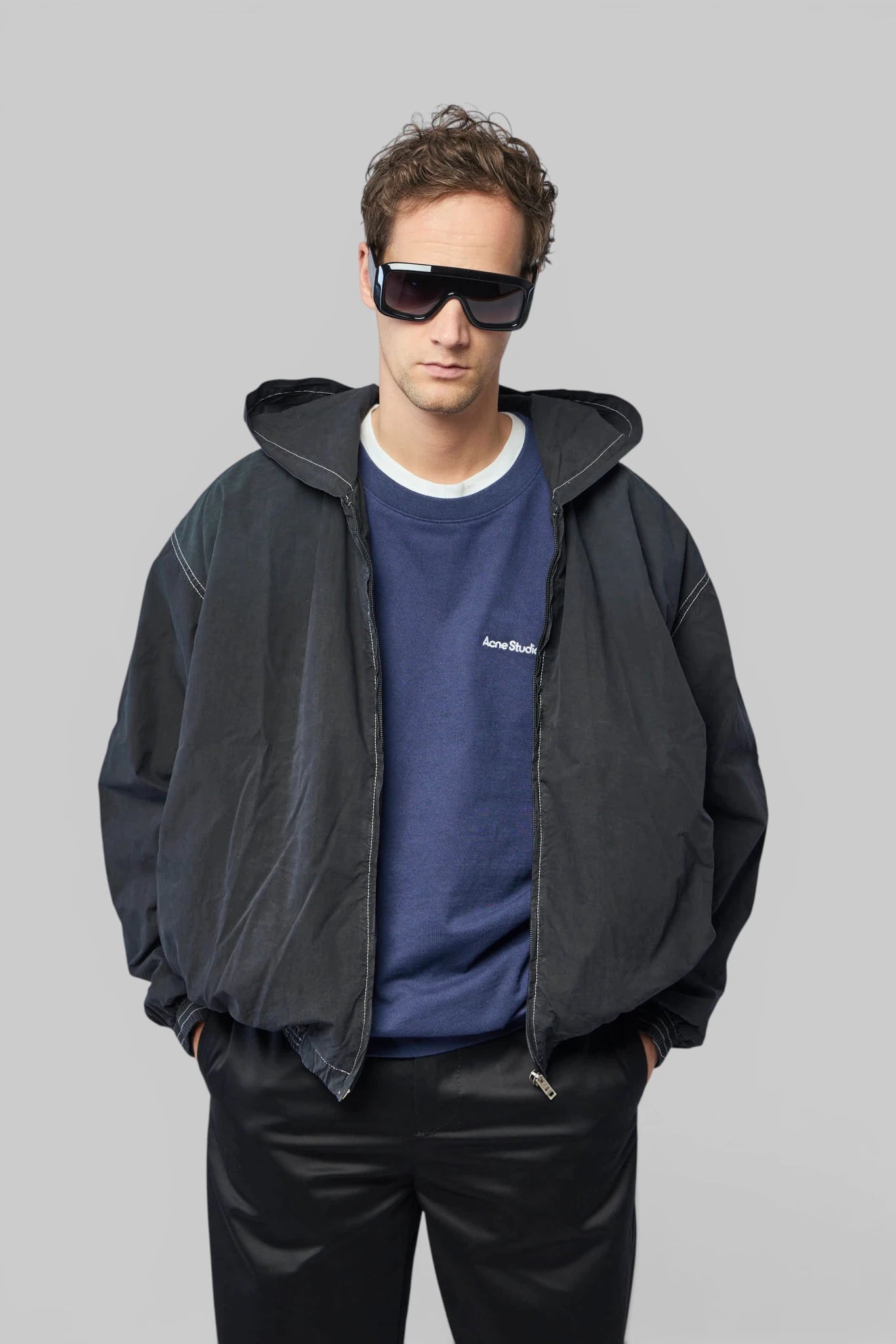 Acne Studios - Hooded Logo Jacket - LABELS