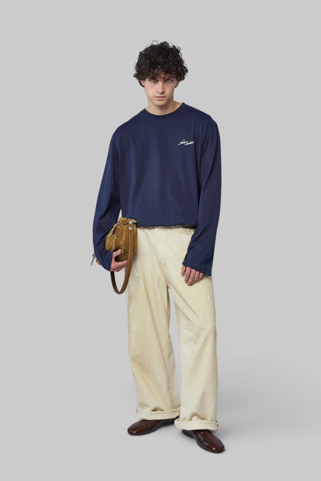 Acne Studios - Jersey t-shirt with logo - LABELS