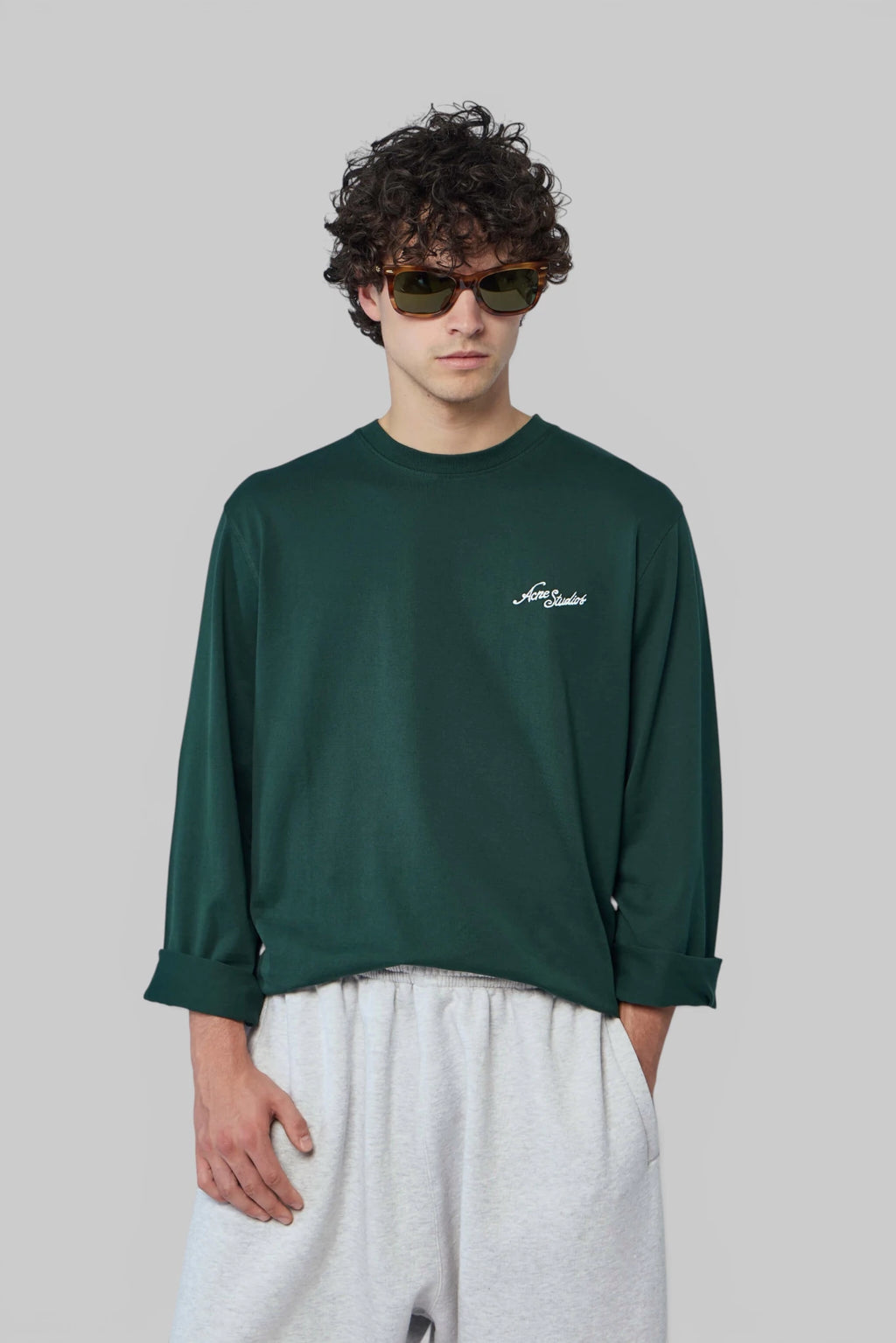 Acne Studios - Jersey t-shirt with logo - LABELS