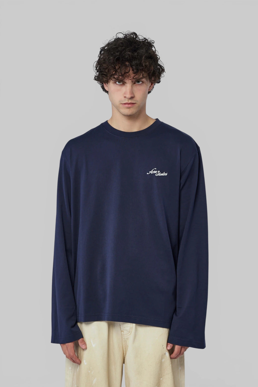 Acne Studios - Jersey t-shirt with logo - LABELS