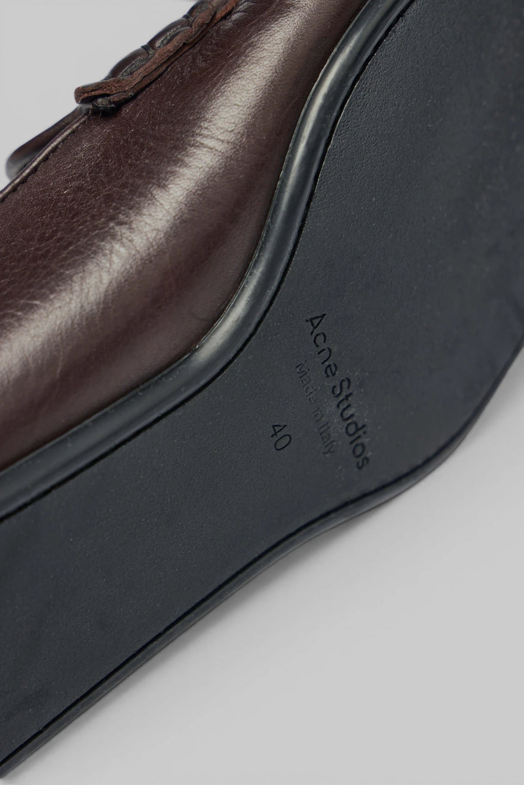 Acne Studios - Leather loafers - LABELS