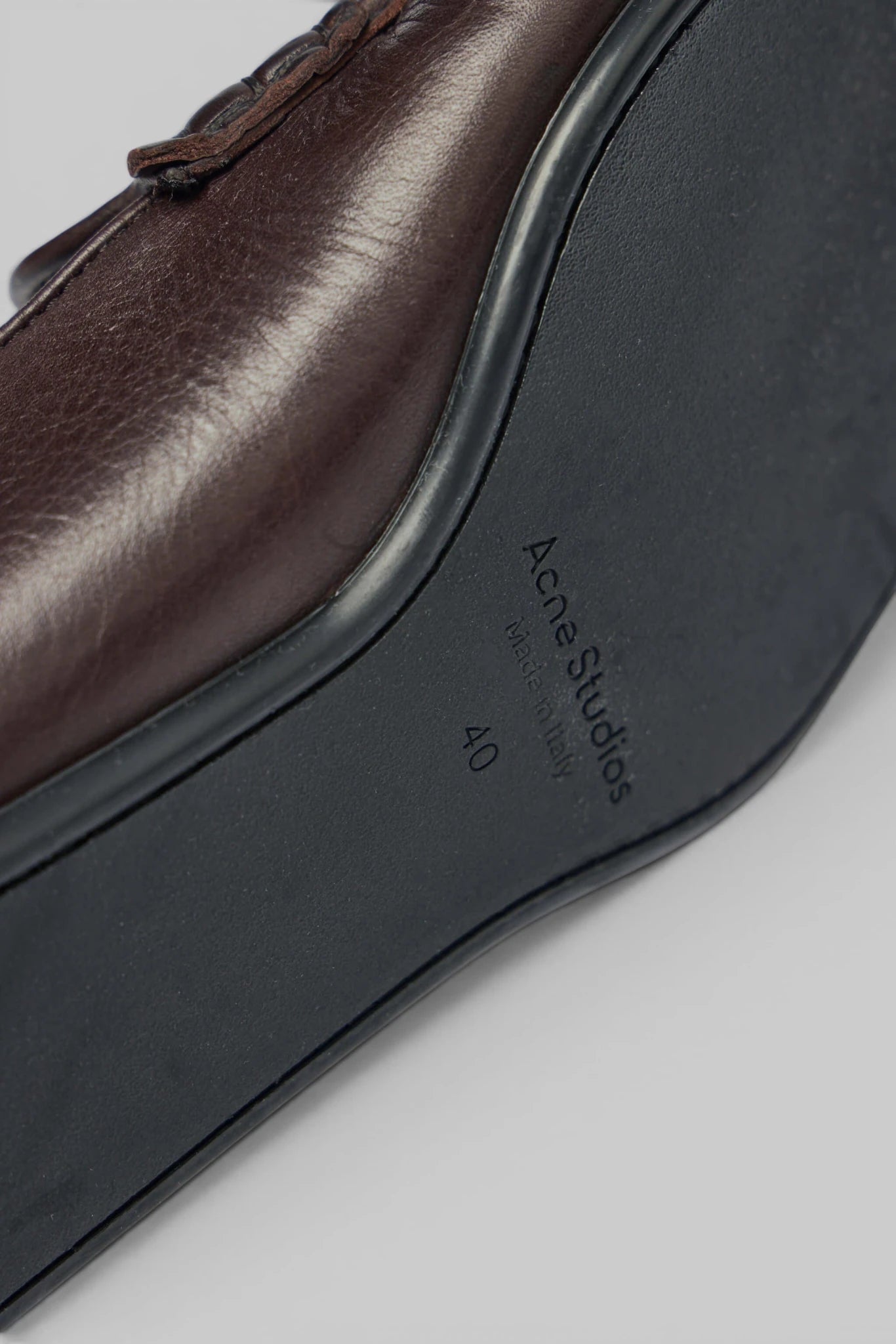Acne Studios - Leather loafers - LABELS