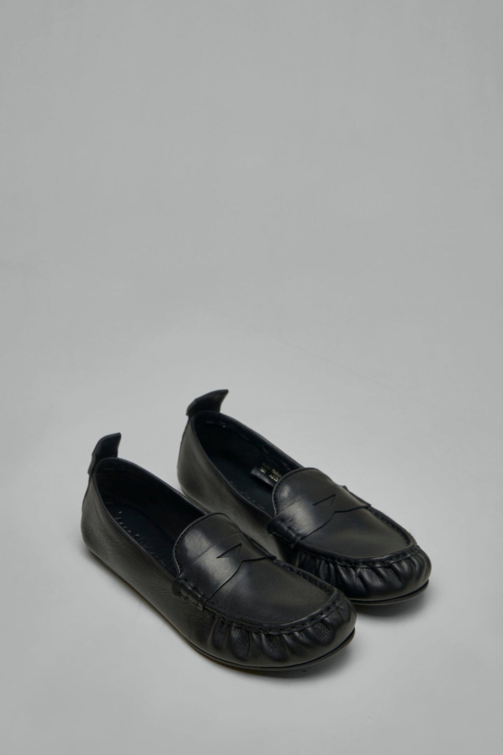 Acne Studios - Leather Loafers with Saddle Strap - LABELS