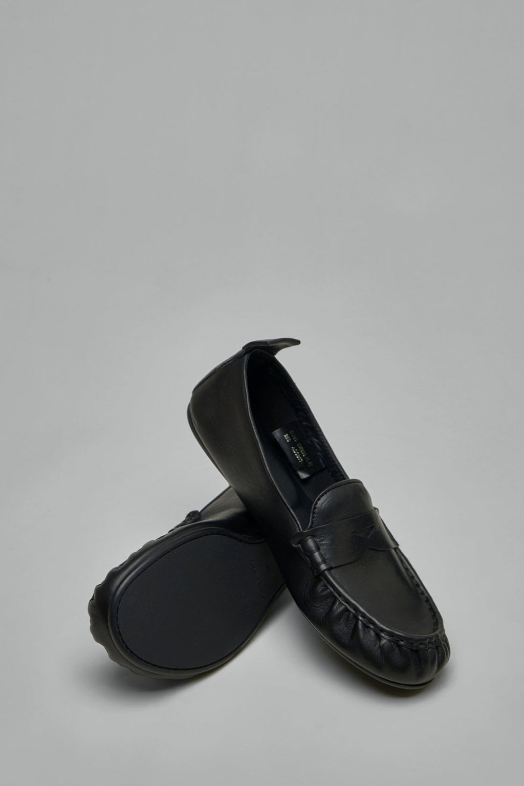 Acne Studios - Leather Loafers with Saddle Strap - LABELS