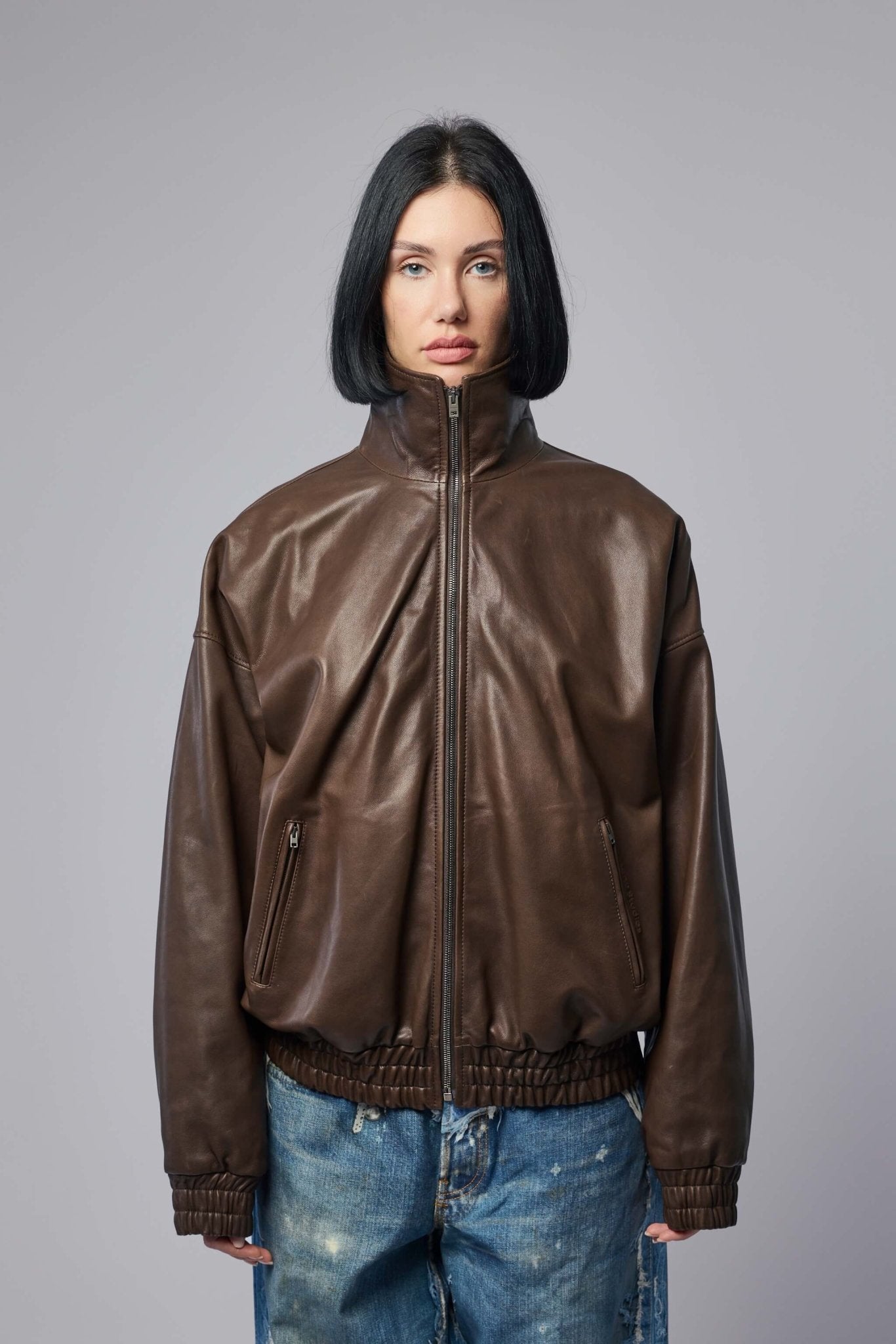 Acne Studios Leather Blouson - Premium Bomber Jacket – LABELS